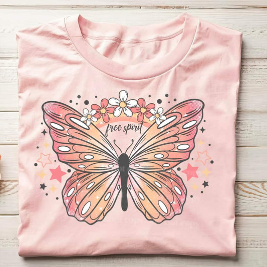 Free Spirit Butterfly Tee