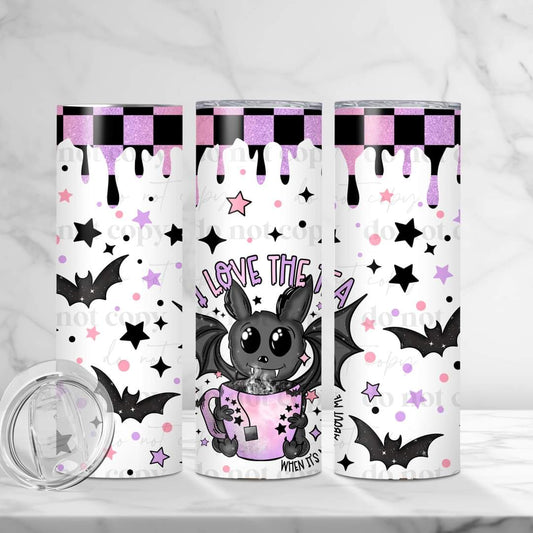 Bat I love the tea tumbler