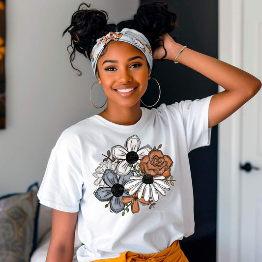 Fall Flowers Tee