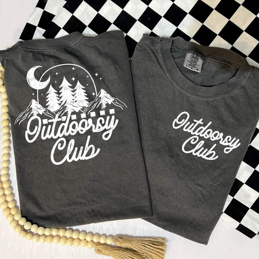 Outdoorsy Club Tee