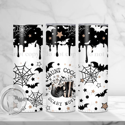 Haunt Cocoa and Scary Movies tumbler