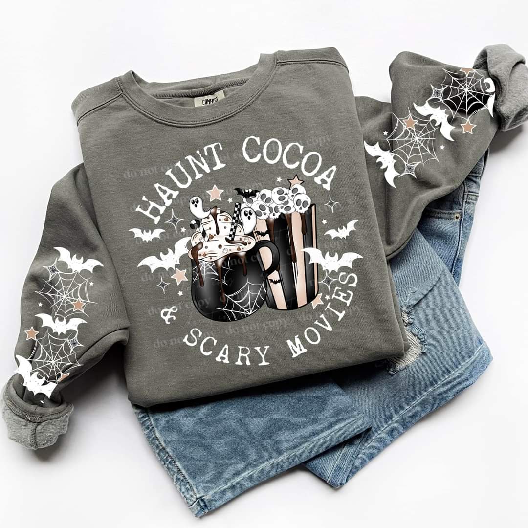 Haunt Cocoa and Scary Movies (Short-Sleeve) Tee