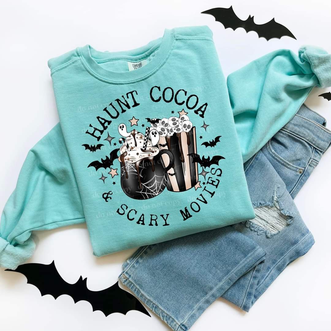 Haunt Cocoa and Scary Movies (Short-Sleeve) Tee