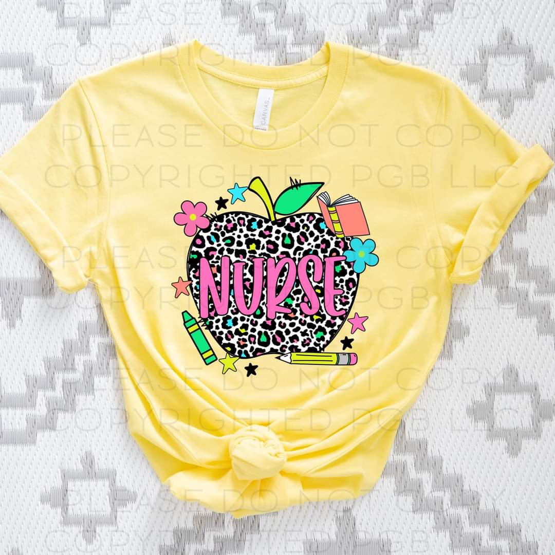 Nurse Apple Tee