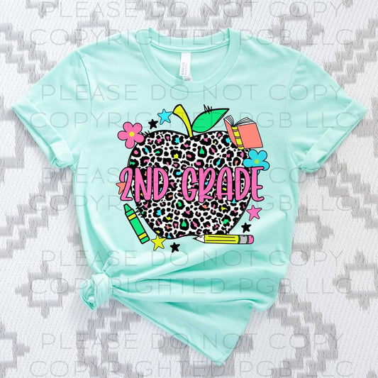 2nd Grade Apple Tee