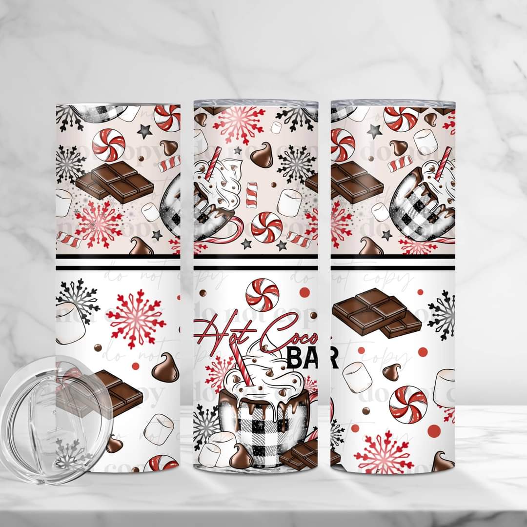 Hot Cocoa Bar tumbler