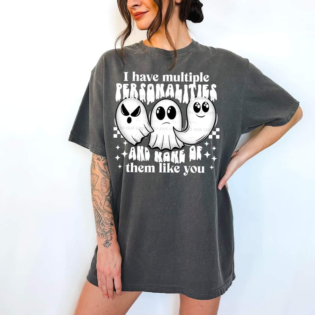 I have multiple personalities (White Design) Tee