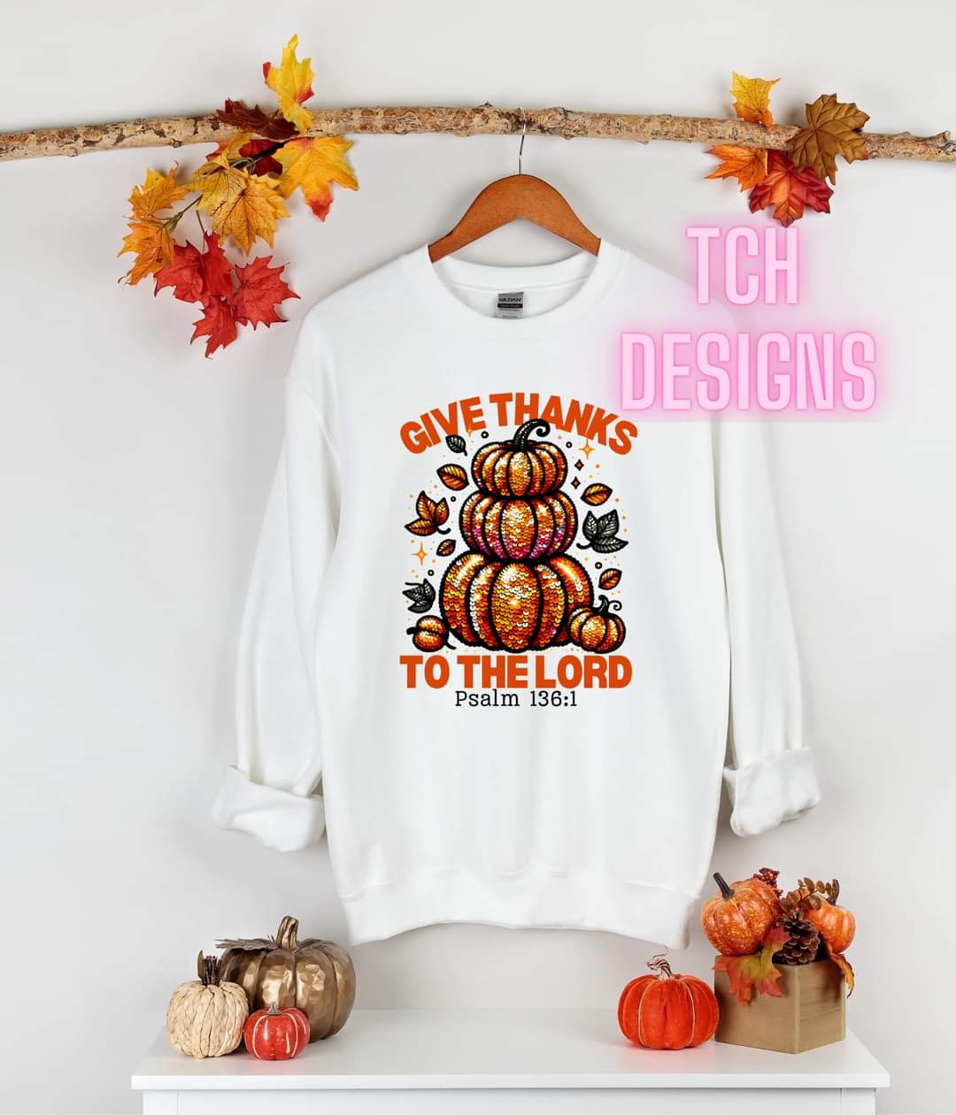 Give Thanks to the Lord Pumpkin Tee