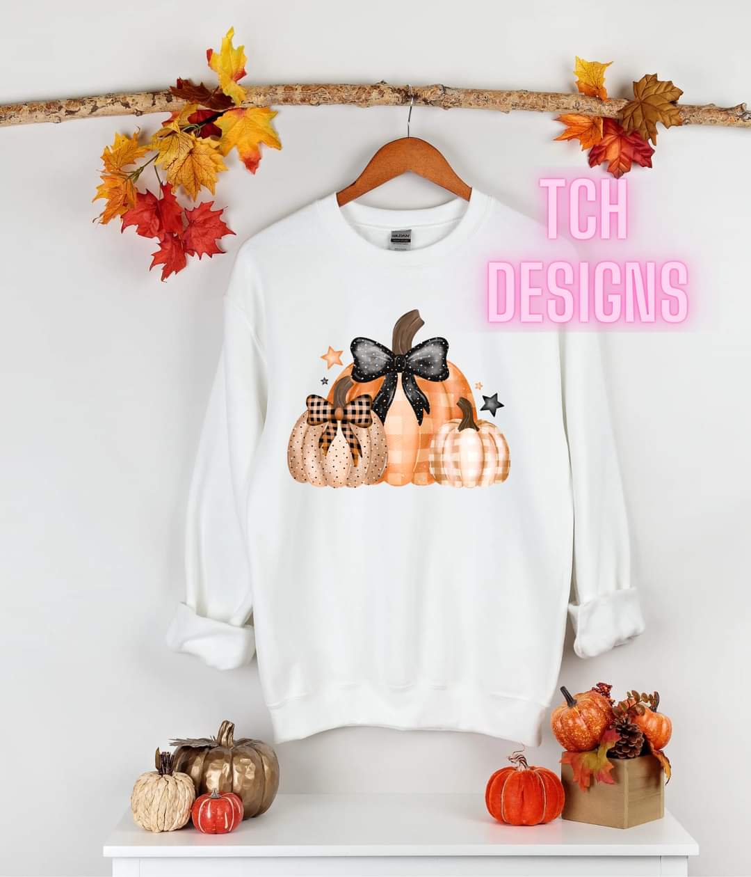 Pumpkin Bows Tee