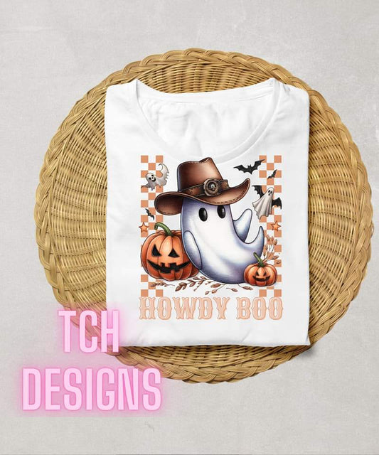 Howdy Boo Ghost Tee