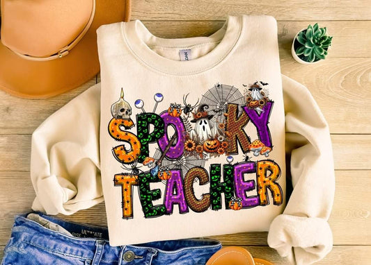 Spooky Teacher Tee