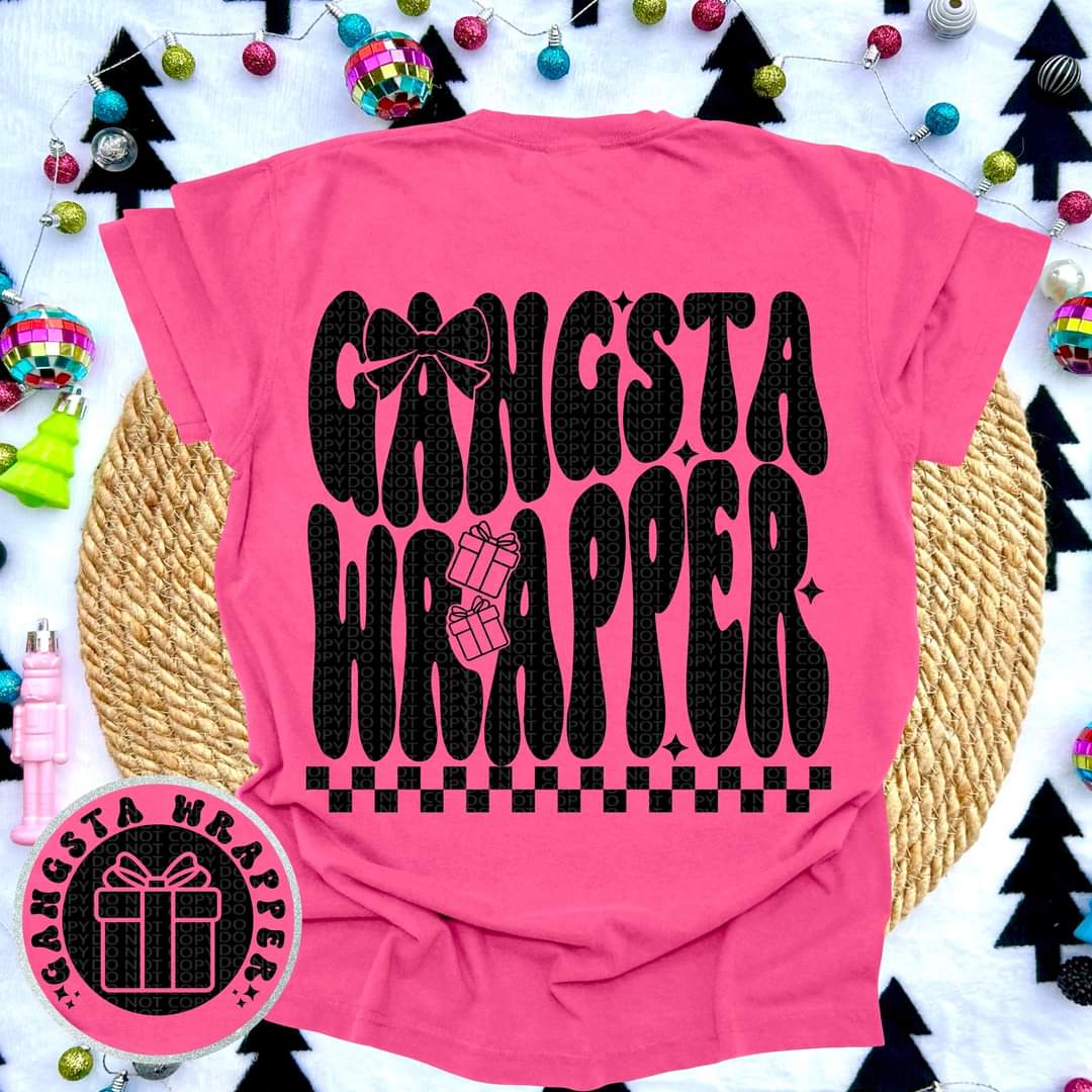 Gangsta wrapper tee