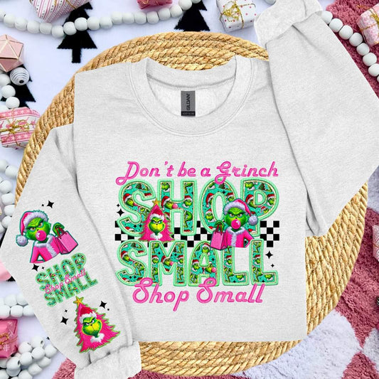 Don't be a grinch, shop small Tee