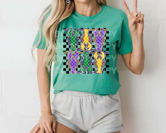 Mardi Gras crayfish Tee