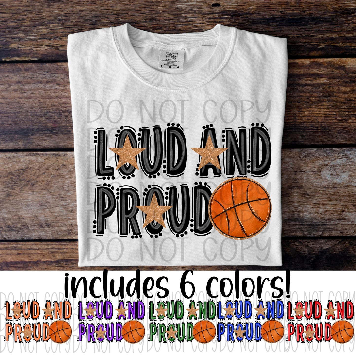 loud and proud sports mom COLLECTION DTF SINGLE