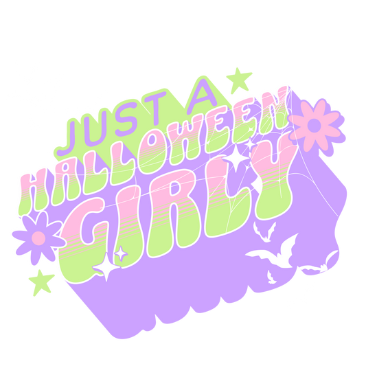 UVDTF Just a Halloween Girly UVDTF transfer