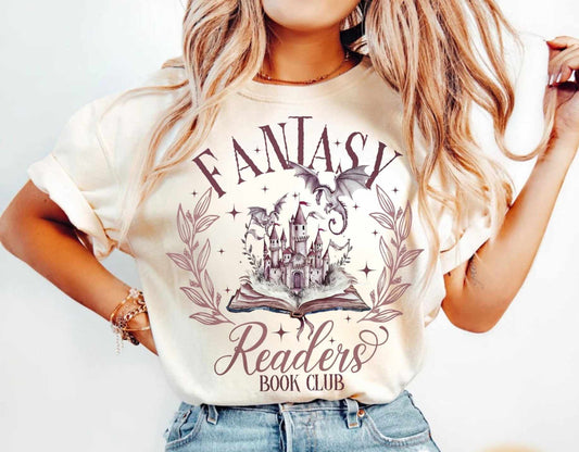 Fantasy Readers Book Club Tee