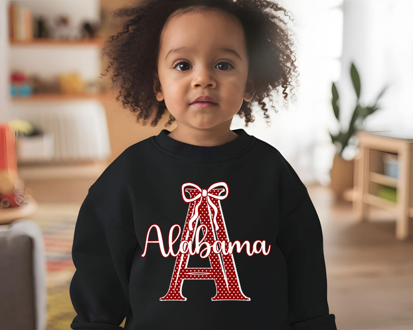 Alabama Polka Dot Bow Tee