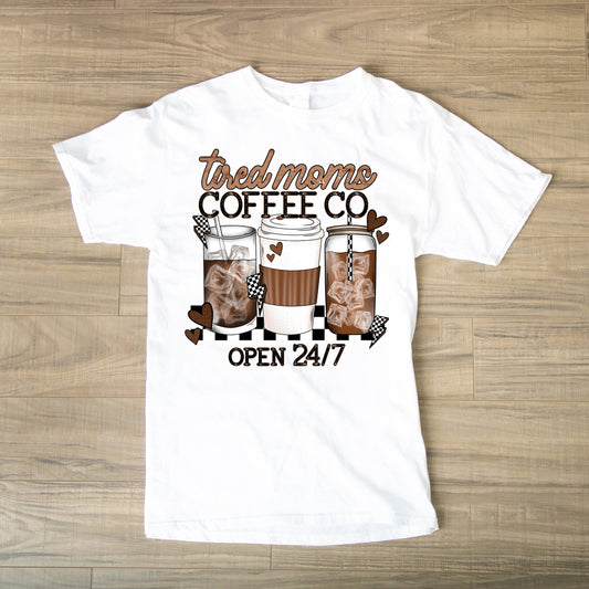 Tired Moms Coffee Company Tee