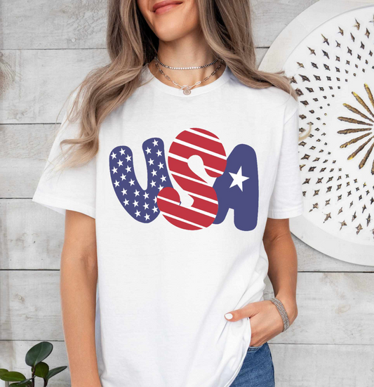 USA Doodle Tee