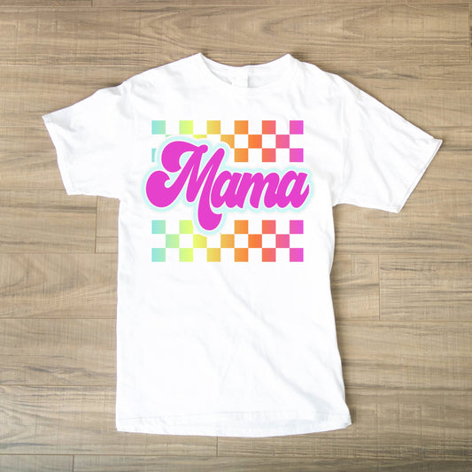 Mama Checkered Tee