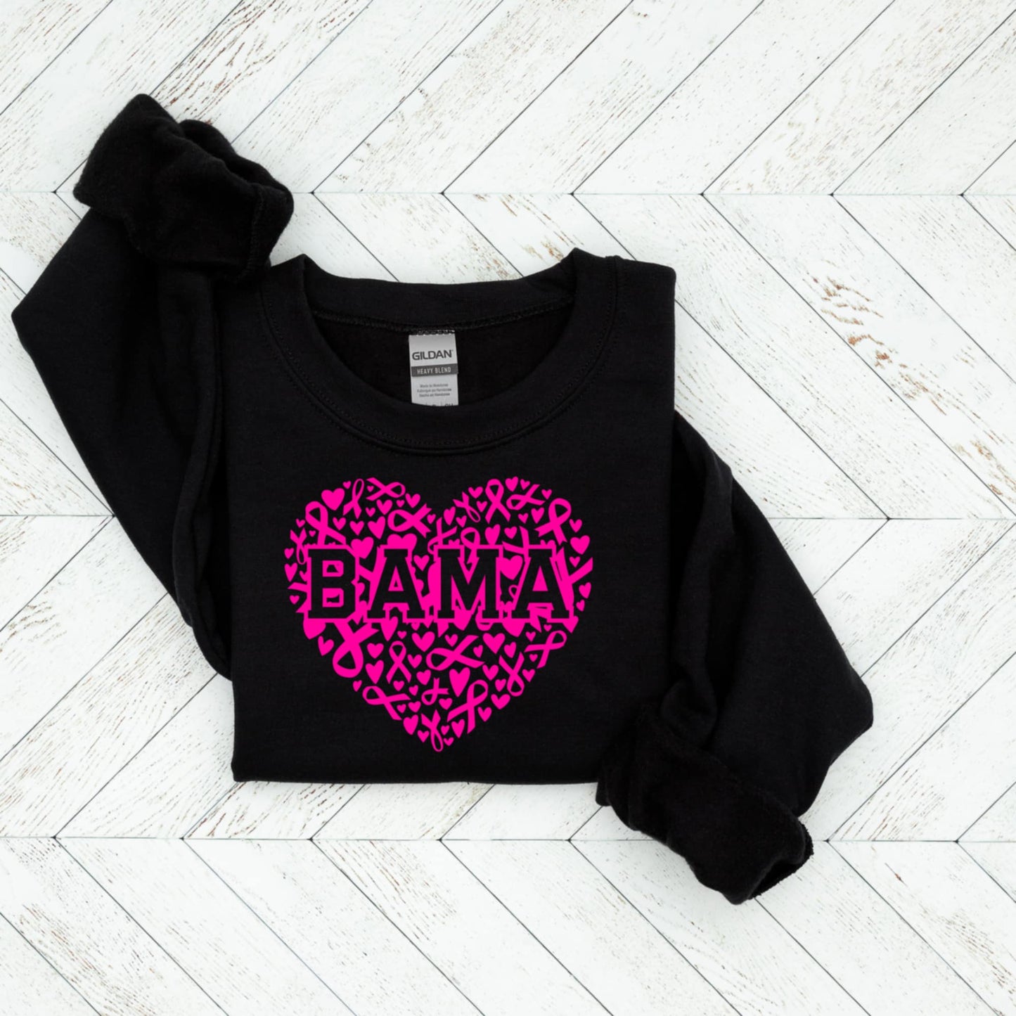 Alabama Heart Breast Cancer Awareness Tee