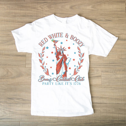 Red, White, and Boozy Tee