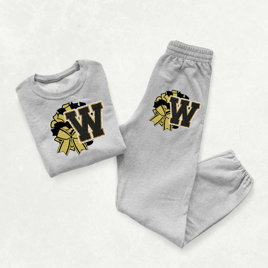 Wetumpka Indians Cheer Sweatshirt and Pants Set