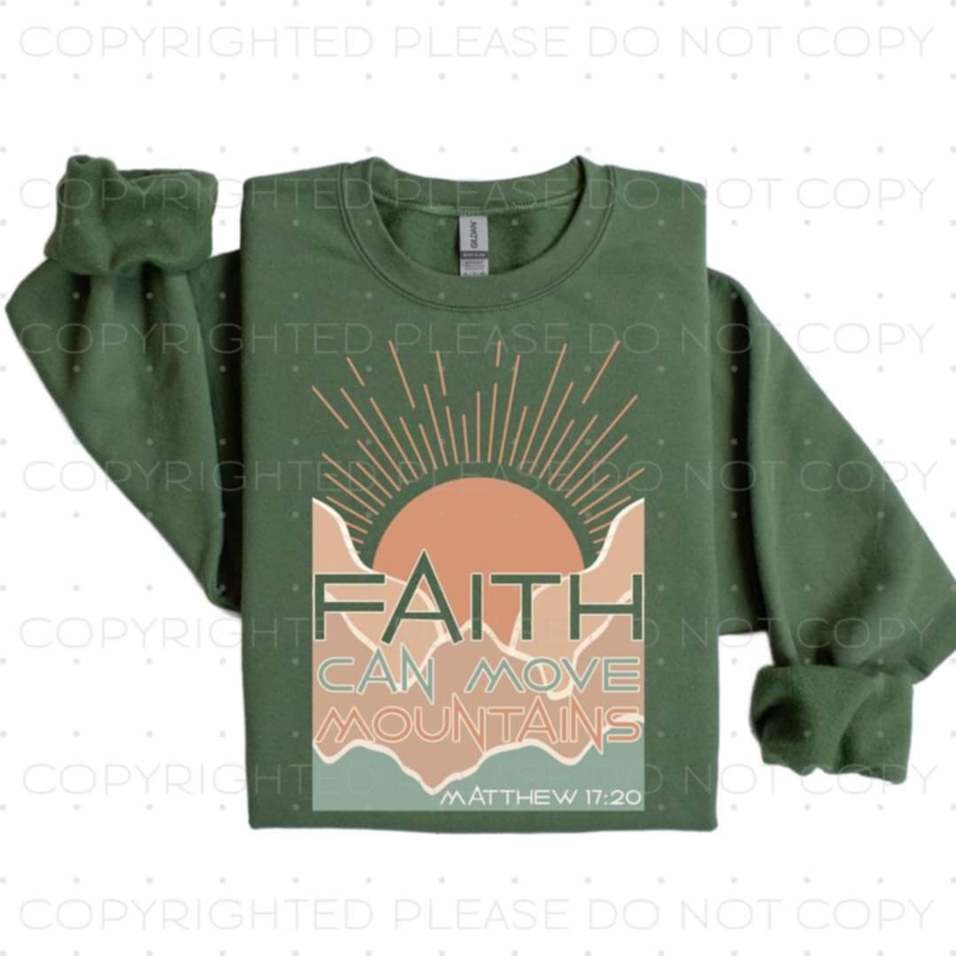 Faith can move mountains Tee