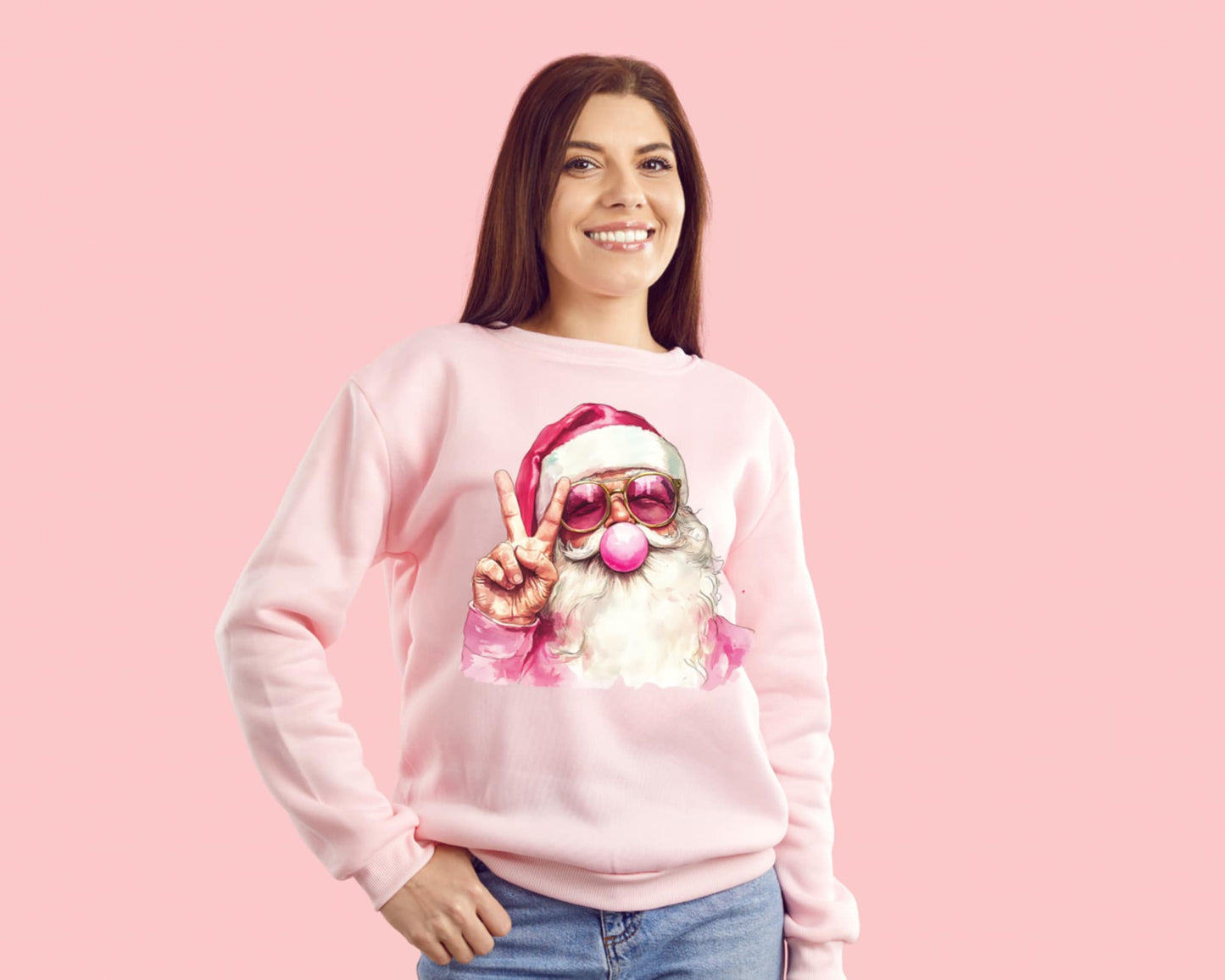 Bubblegum Santa Tee