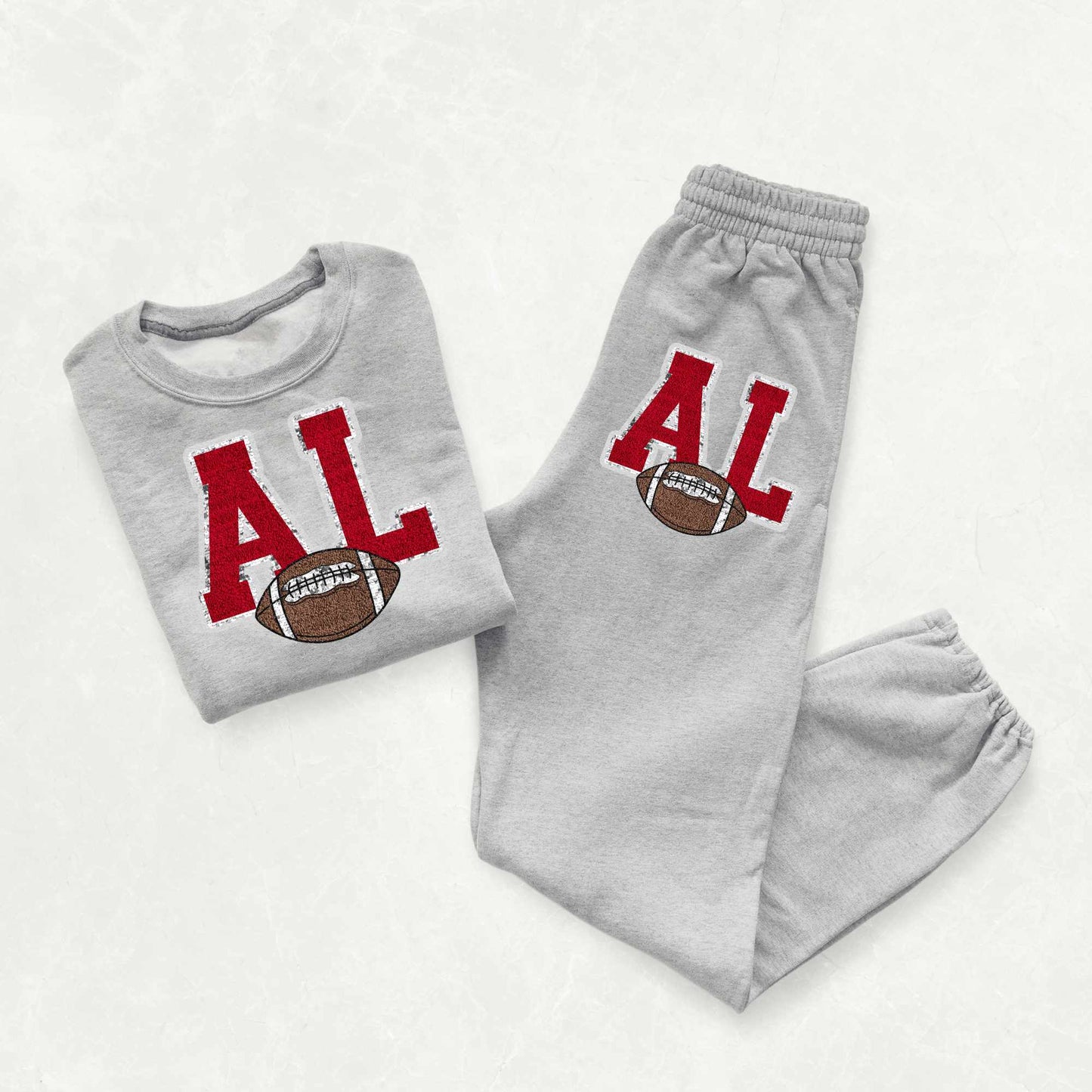 Alabama Football Patch Sweatshirt and Pants Set