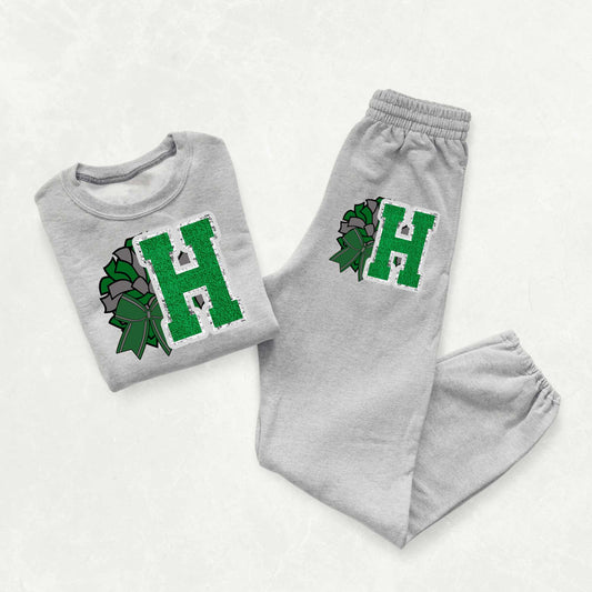 Holtville Bulldogs Cheer Sweatshirt and Pants Set