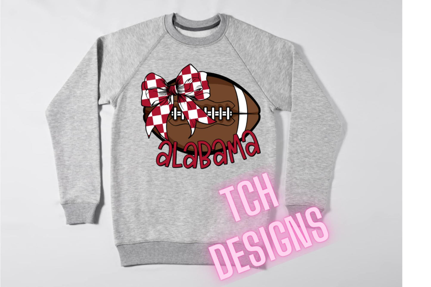 Alabama Football Bow Tee