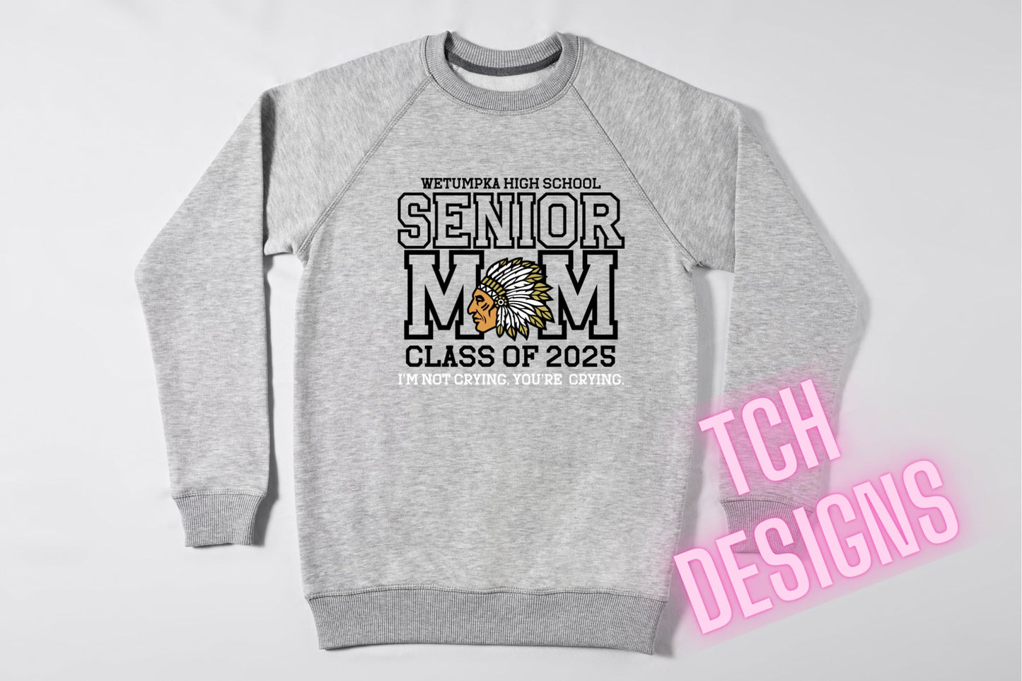 Wetumpka Indians Senior 2025 Mom Tee