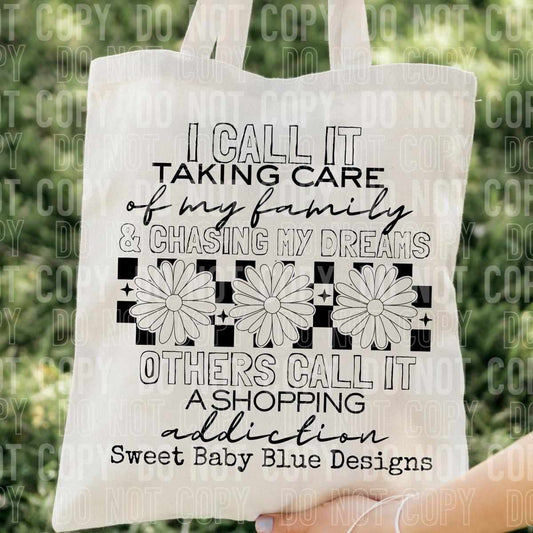 Shopping Addiction Tote Bag