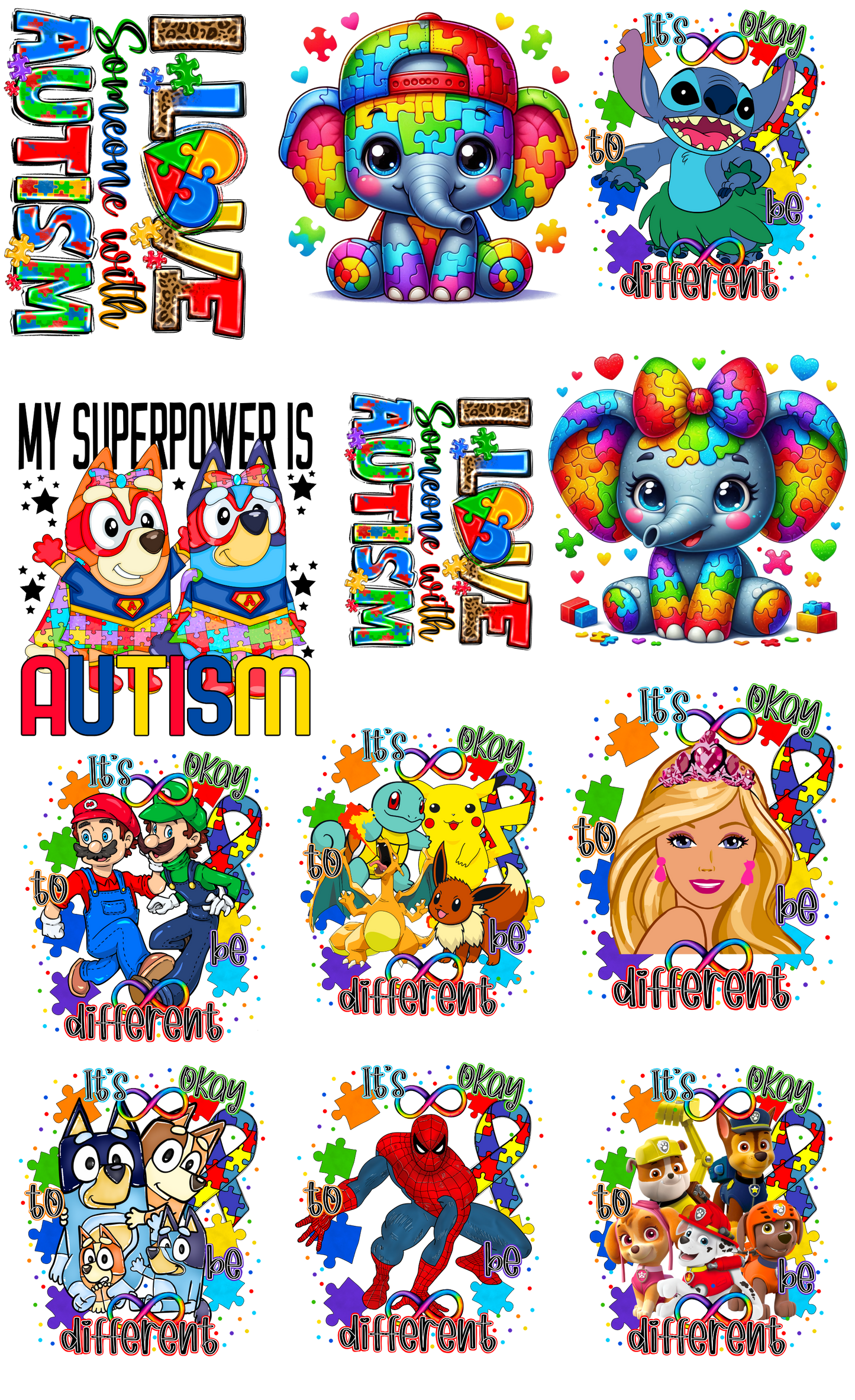 Autism youth premade gang 36 inch