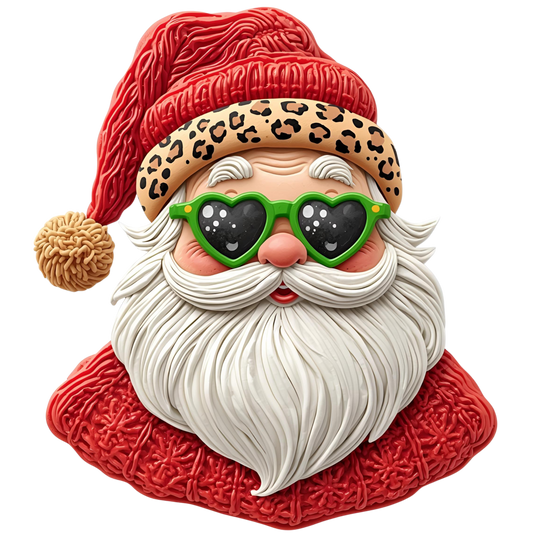 SANTA FAUX DETAIL LEOPARD HAT (1)