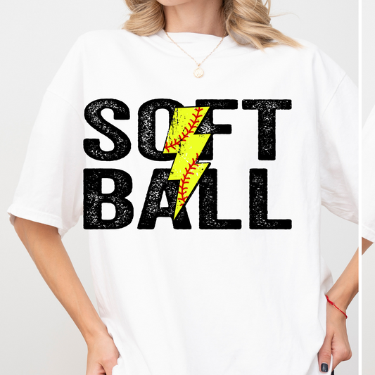 Softball Lightning DTF Single