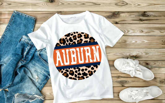 Auburn cheetah white