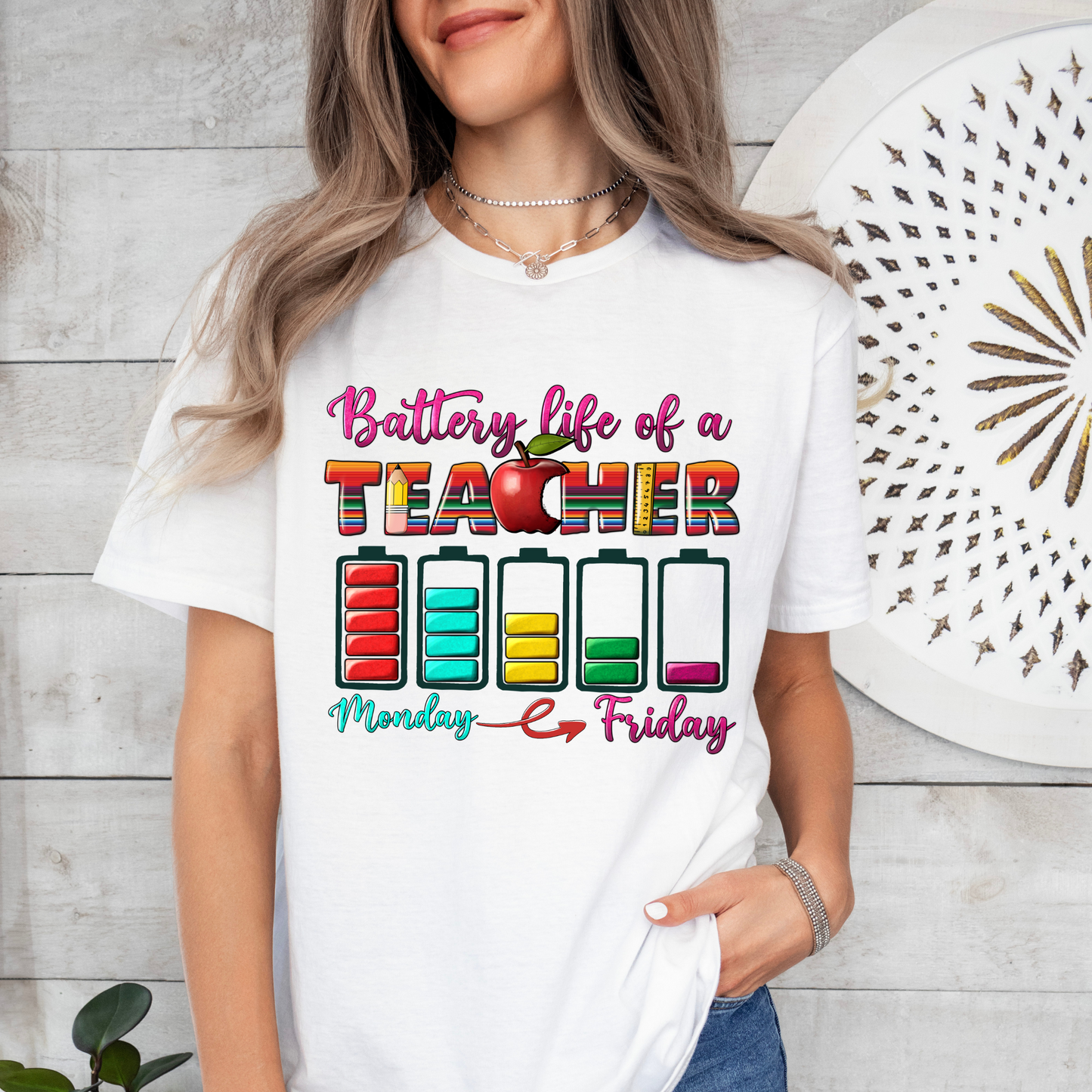 Battery Life of a Teacher Tee