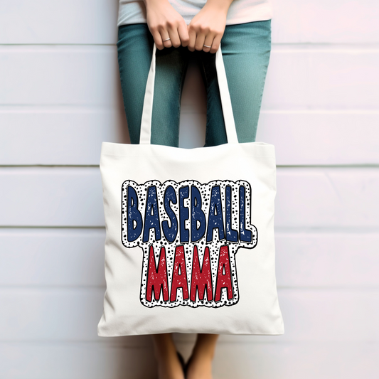 Baseball Mama Tote Bag