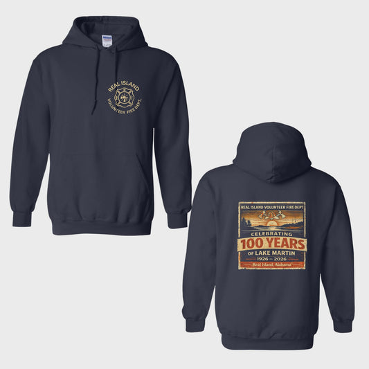 Real Island VFD Celebrating 100 years anniversary hoodie
