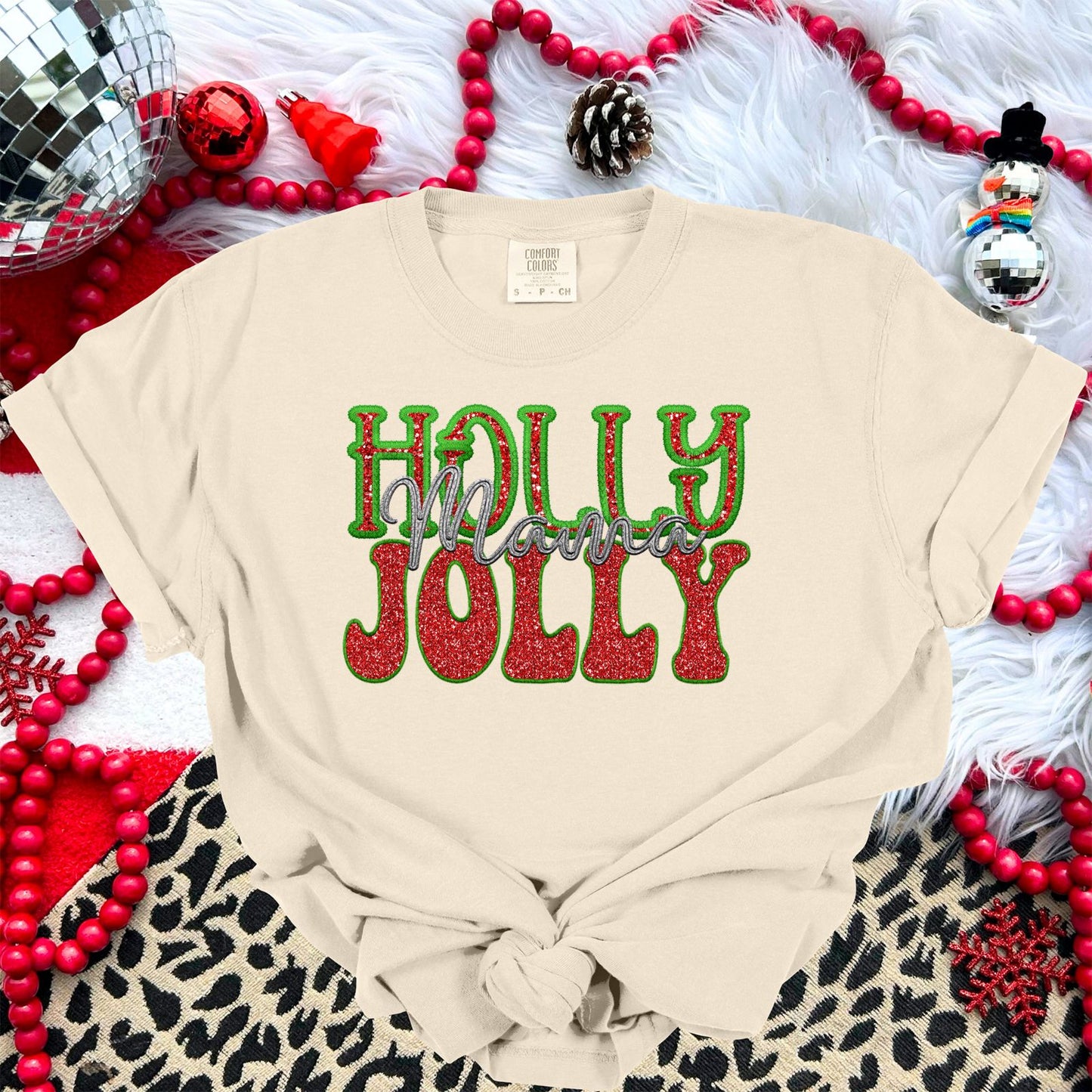 Holly Jolly Mama Tee