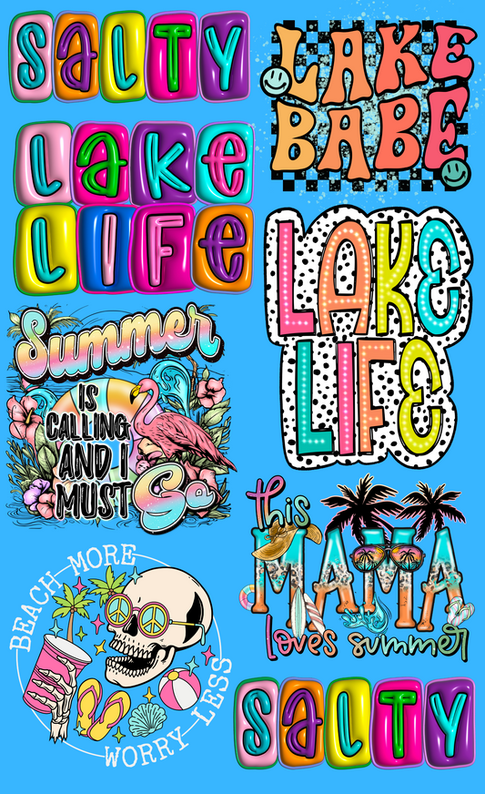 Premade Gangsheet Summer