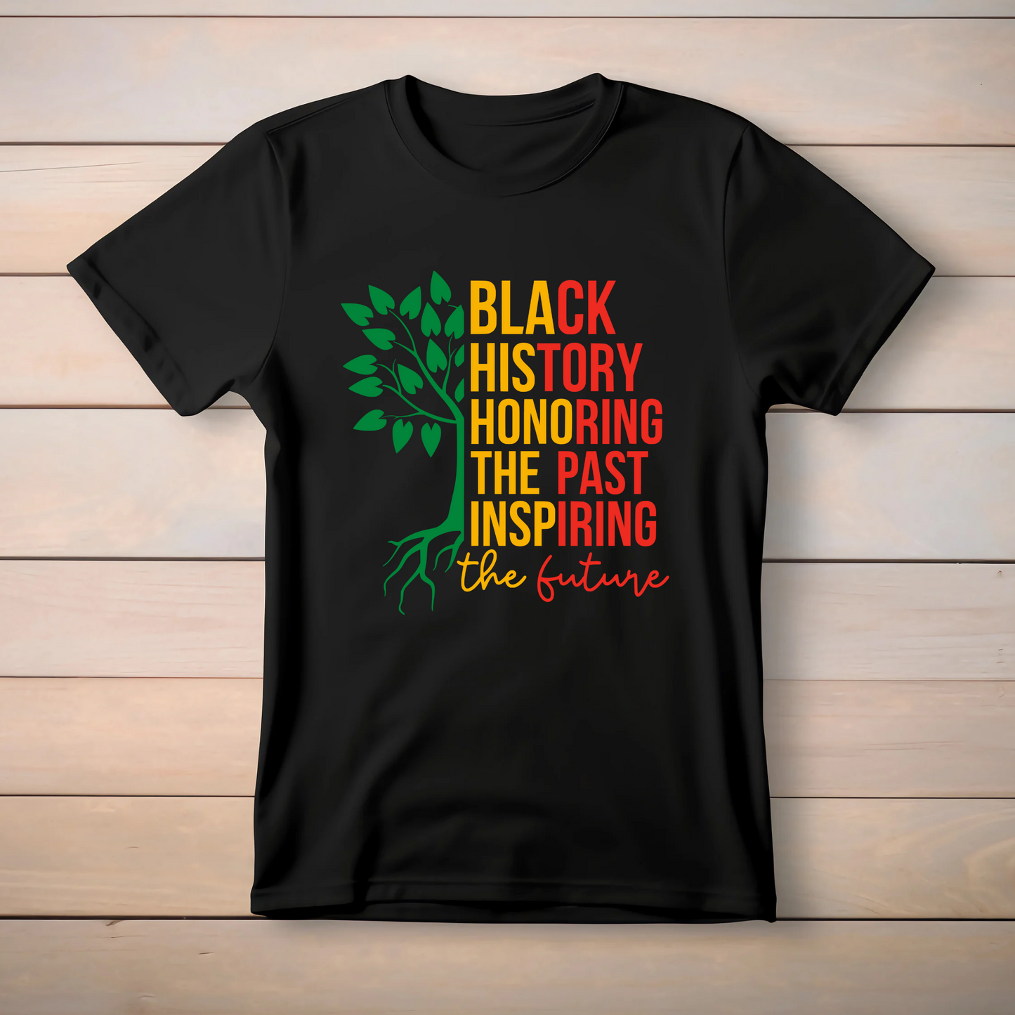 Black history with tree dtf single