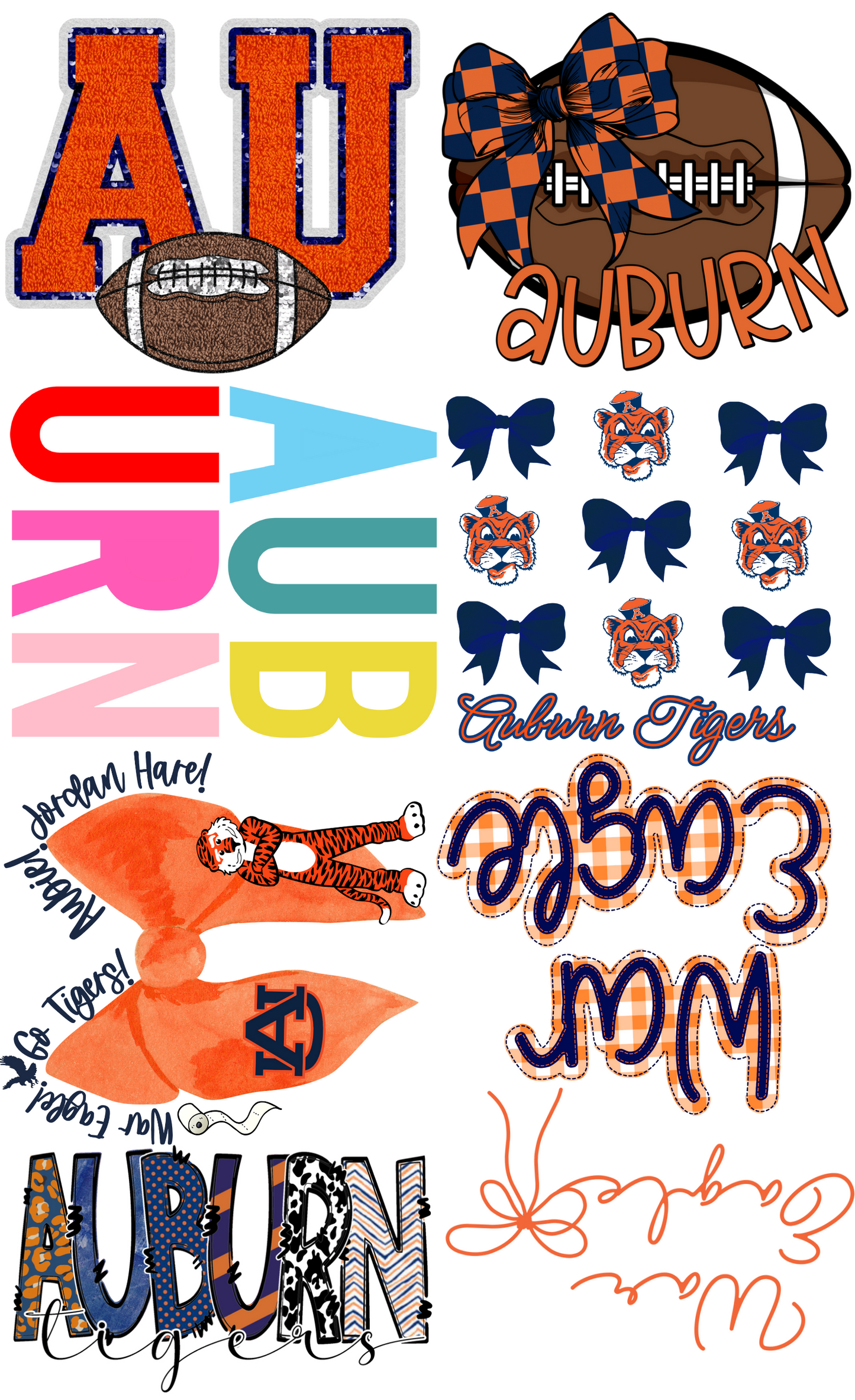 Premade gang sheet War Eagle