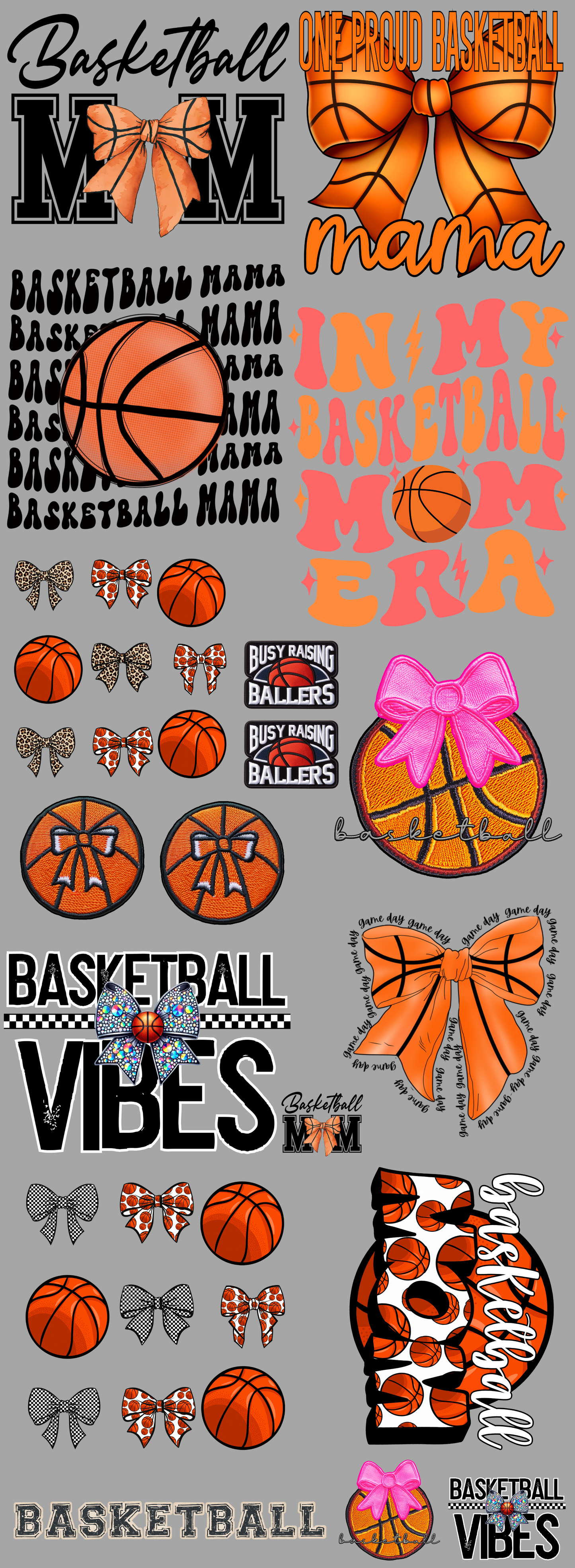 Basketball gangsheet