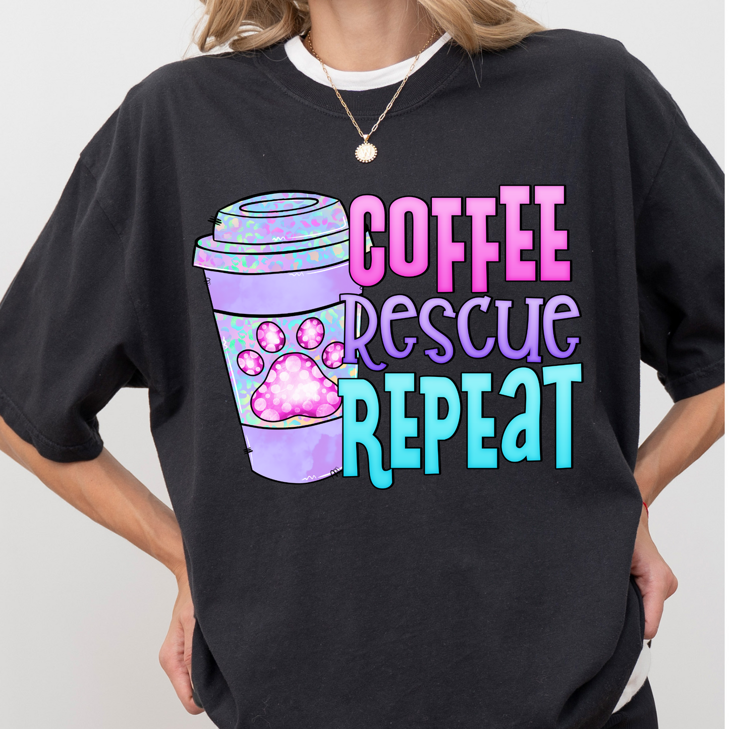 Coffee Rescue Repeat Tee