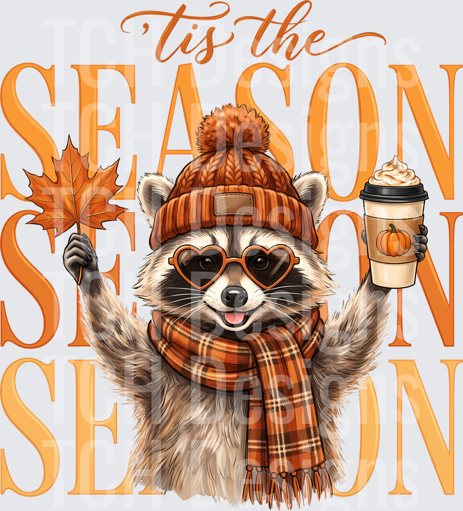 Tis The Season Raccoon