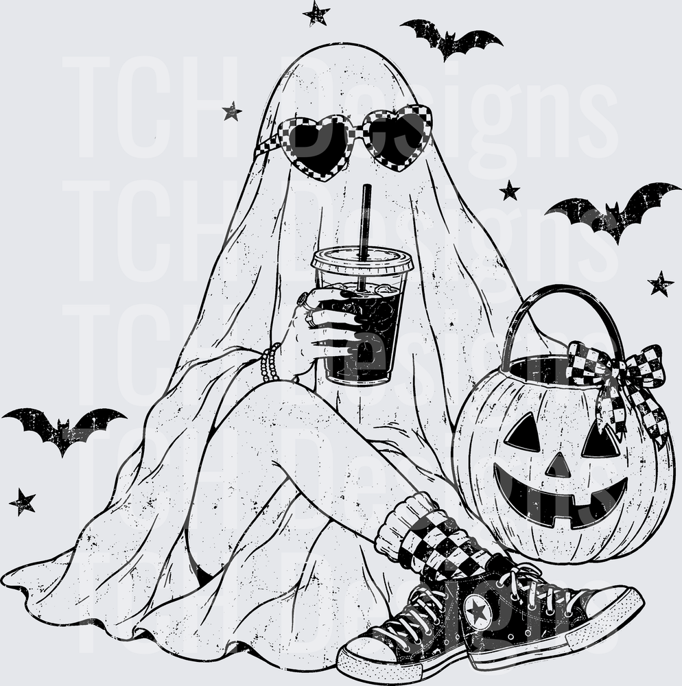 GHOST HALLOWEEN COFFEE